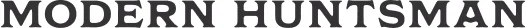 Modern Huntsman Merchant Logo
