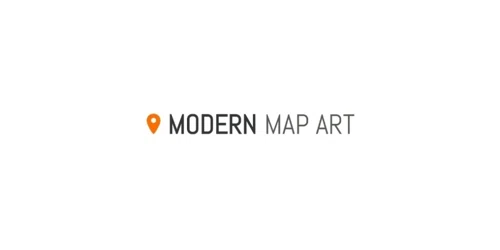 Modern Map Art coupon