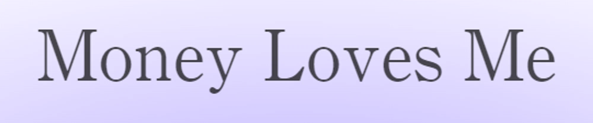 Money Loves Me Merchant Logo