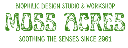 Moss Acres Biophilic Studio & Workshop Merchant Logo