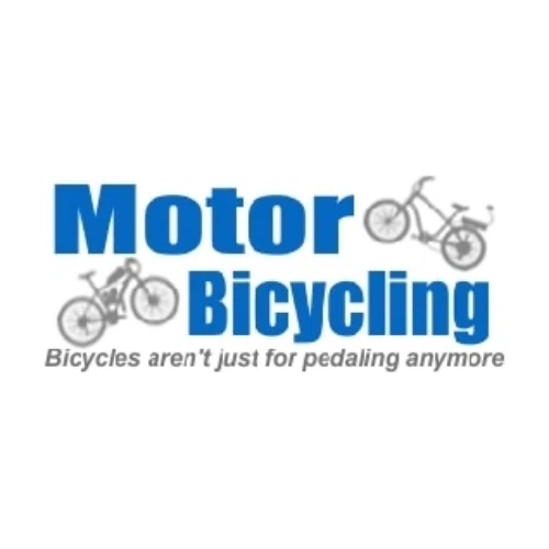 Motorized Bicycle Merchant Logo