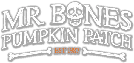 Mr. Bones Pumpkin Patch Merchant Logo