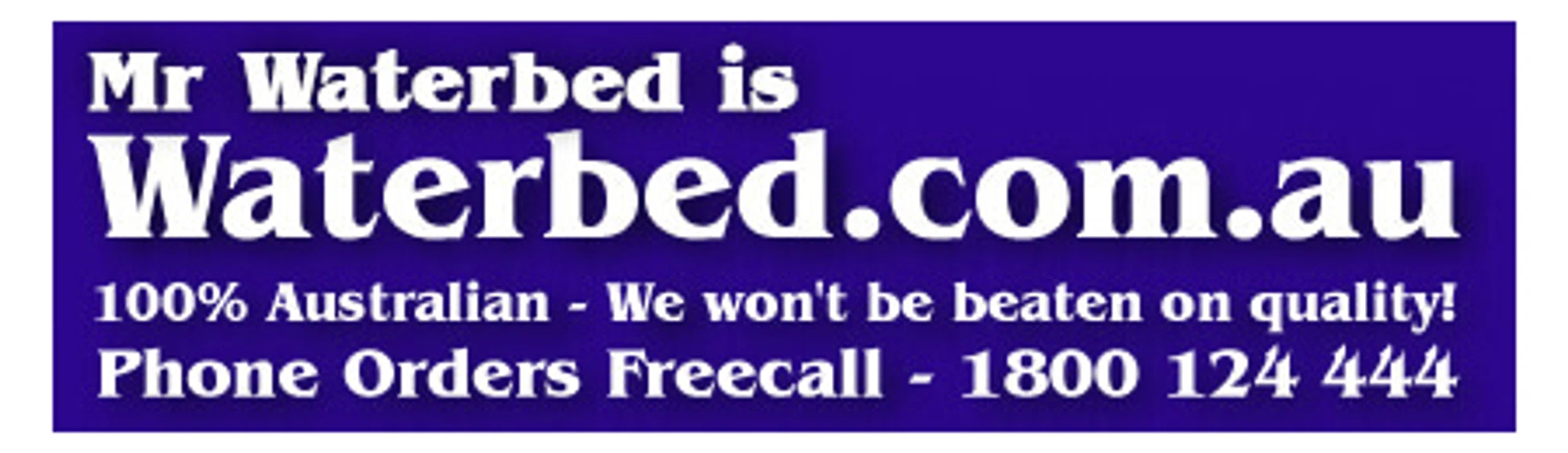 MR WATERBED AUSTRALIA Promo Code — 10 Off 2024