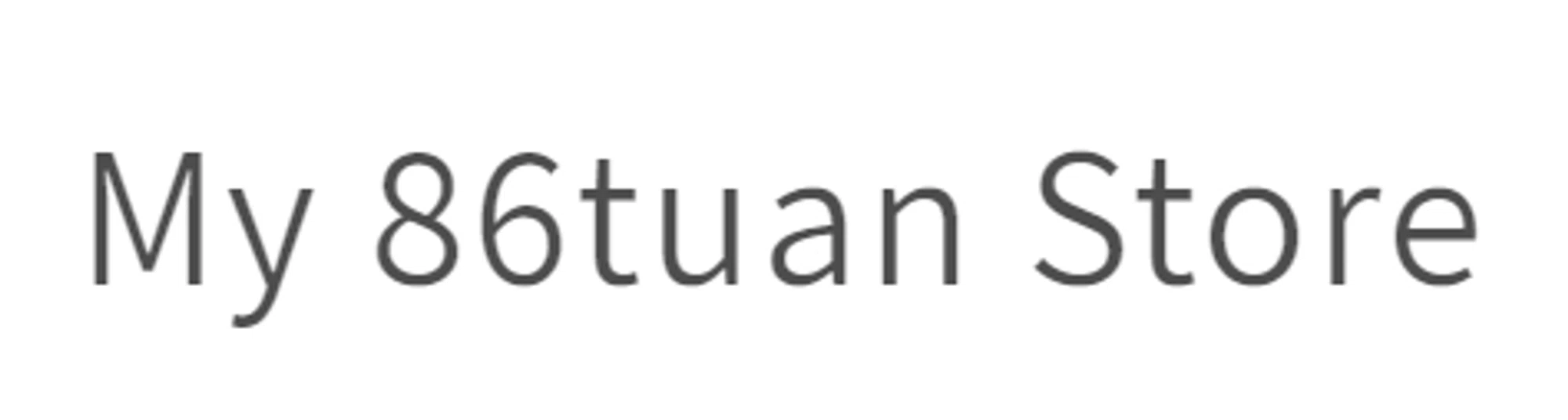 My 86tuan Store Merchant Logo