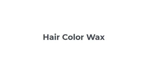 Hair Color Wax coupon