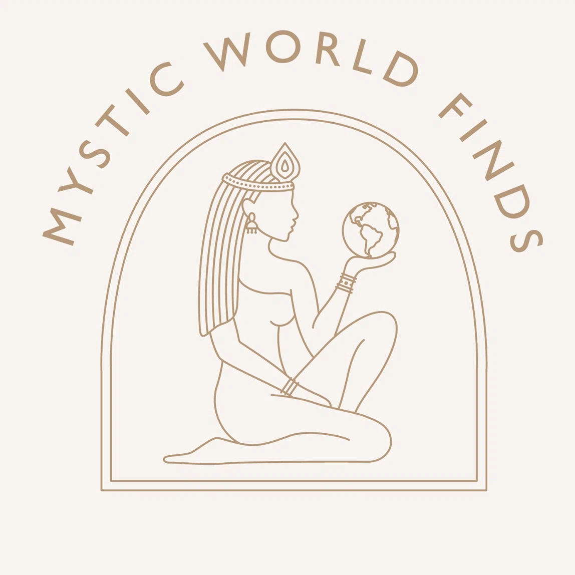 Mystic World Finds Merchant Logo
