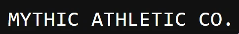 MYTHIC ATHLETIC CO. Merchant Logo