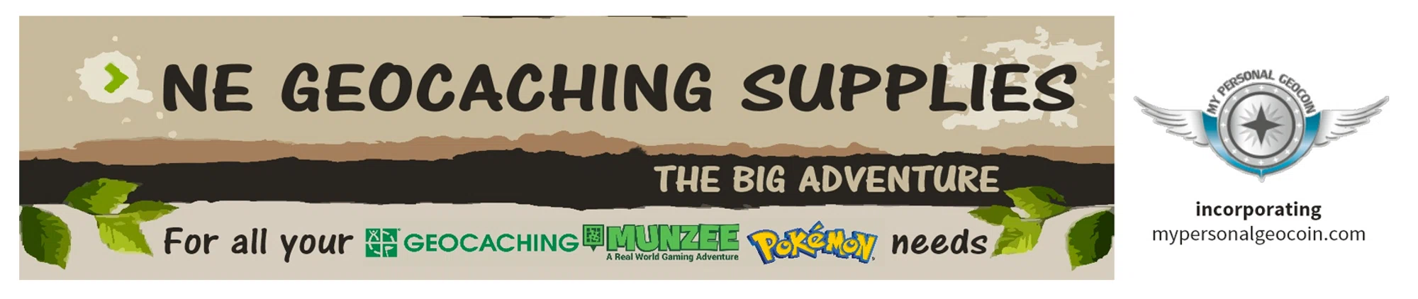NE Geocaching Supplies Merchant Logo