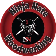 Ninja Nate Wood Working Merchant Logo
