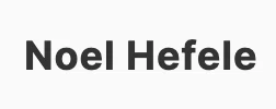 Noel Hefele Merchant Logo