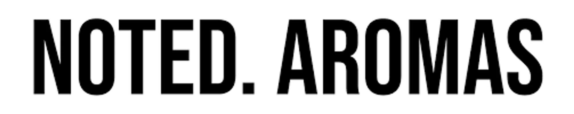 Noted. Aromas Merchant Logo
