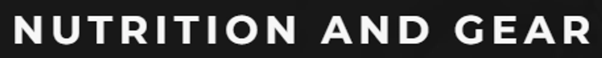 NUTRITION AND GEAR Promo Code — 64 Off in Aug 2024