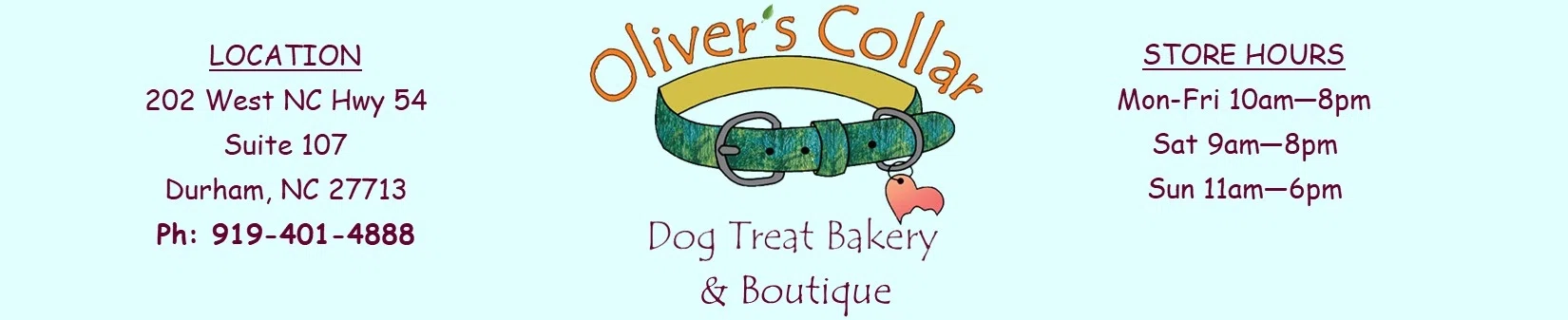 OLIVER S COLLAR DOG TREAT BAKERY Promo Code 100 Off 2024