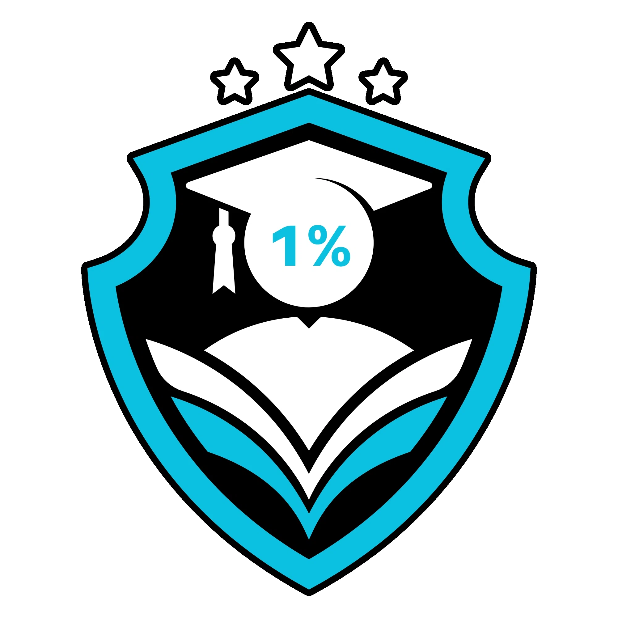 One Percent Of People Merchant Logo