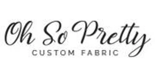 Oh So Pretty Custom Fabric Merchant logo