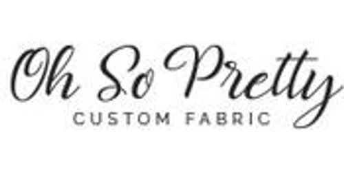 Oh So Pretty Custom Fabric Merchant logo