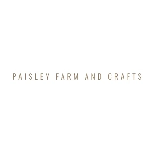Paisley Farm and Crafts coupons