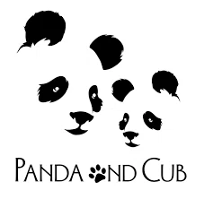 Panda and Cub Merchant Logo