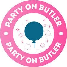 Party on Butler Merchant Logo