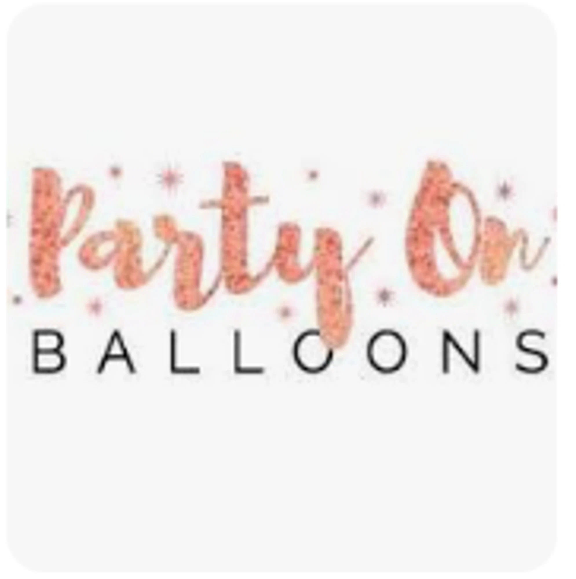 Party On Balloons Merchant Logo