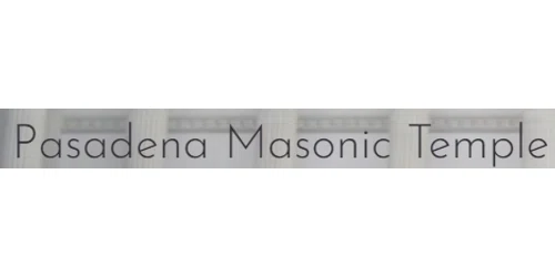 Pasadena Masonic Temple Promo Code