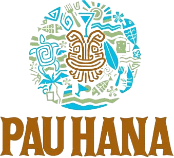Pau Hana Tiki Boat Merchant Logo