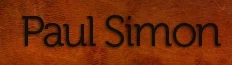 Paul Simon Merchant Logo
