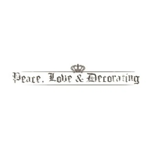 Peace Love & Decorating Merchant Logo
