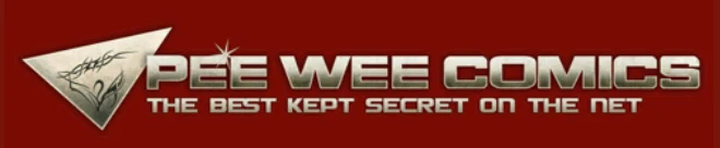 Pee Wee Comics Merchant Logo
