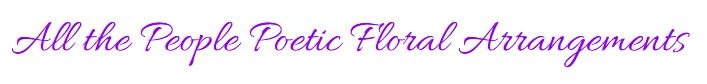 All the People Poetic Floral Arrangements Merchant Logo