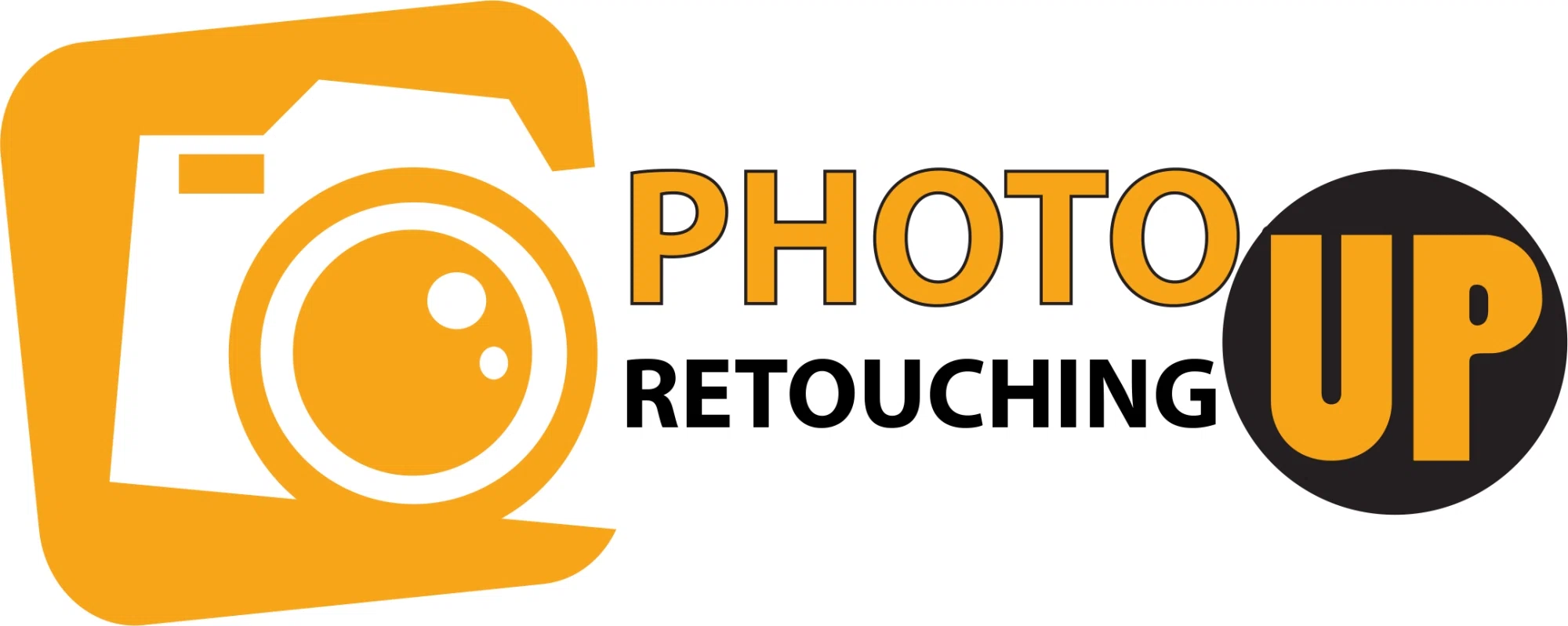 Photo Retouching Up Merchant Logo