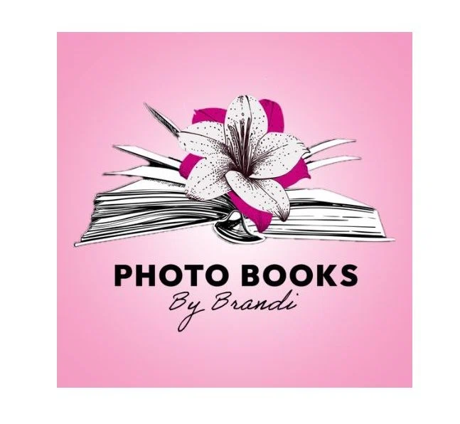 Photo Books by Brandi Merchant Logo