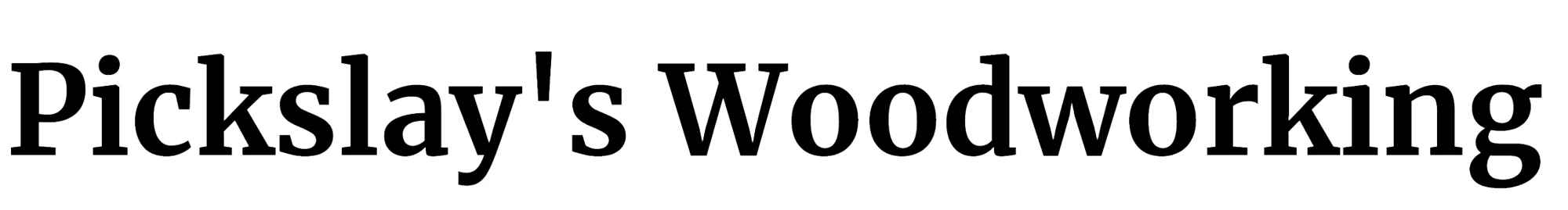 PICKSLAY'S WOODWORKING Promo Code — 40 Off 2024