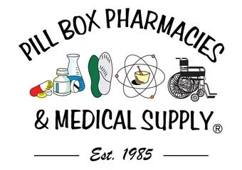 Pill Box Pharmacy & Medical Supply Merchant Logo