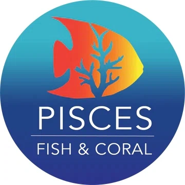 Pisces Fish And Coral Merchant Logo