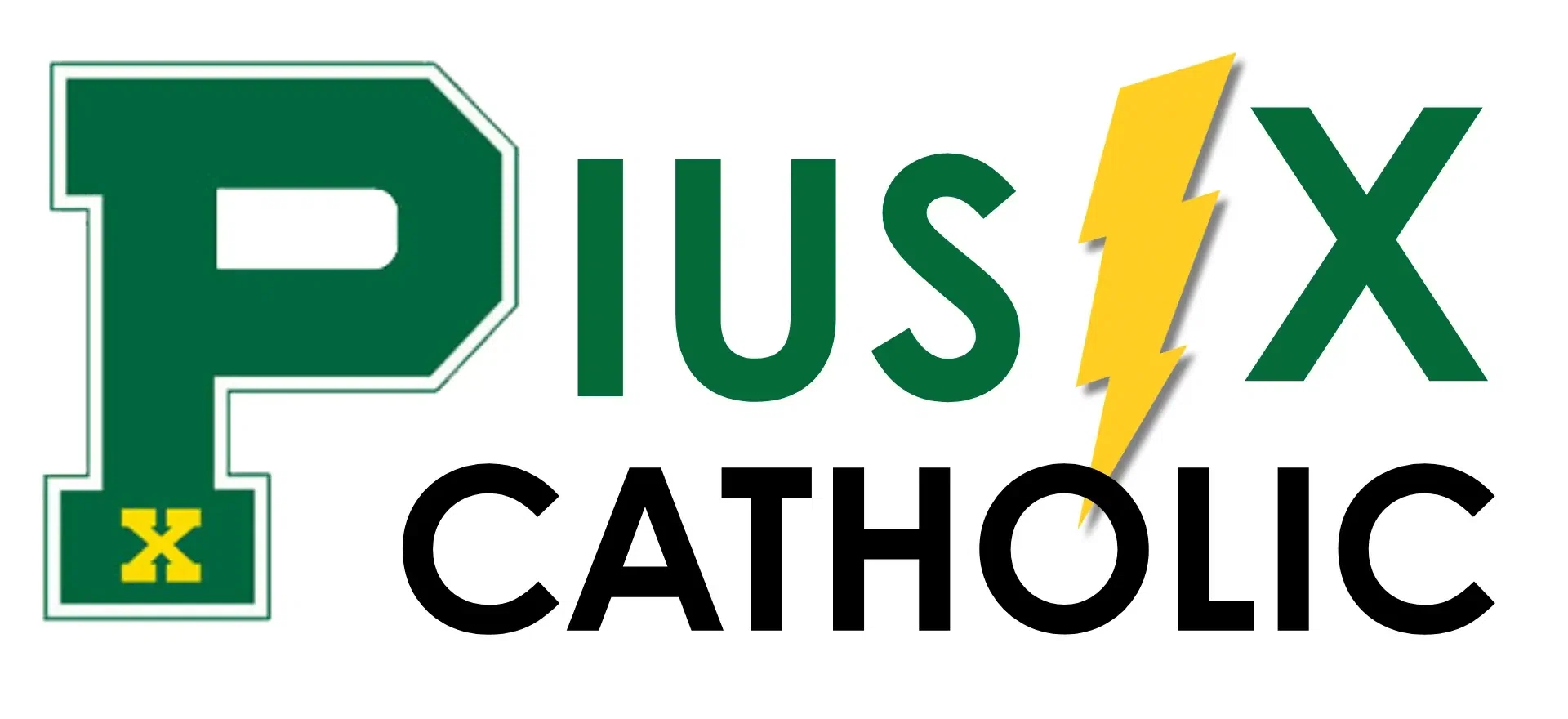Pius X Catholic High School Merchant Logo