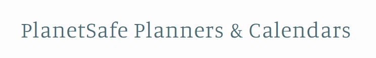 PlanetSafe Planners & Calendars Merchant Logo