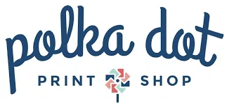 Polka Dot Print Shop Merchant Logo