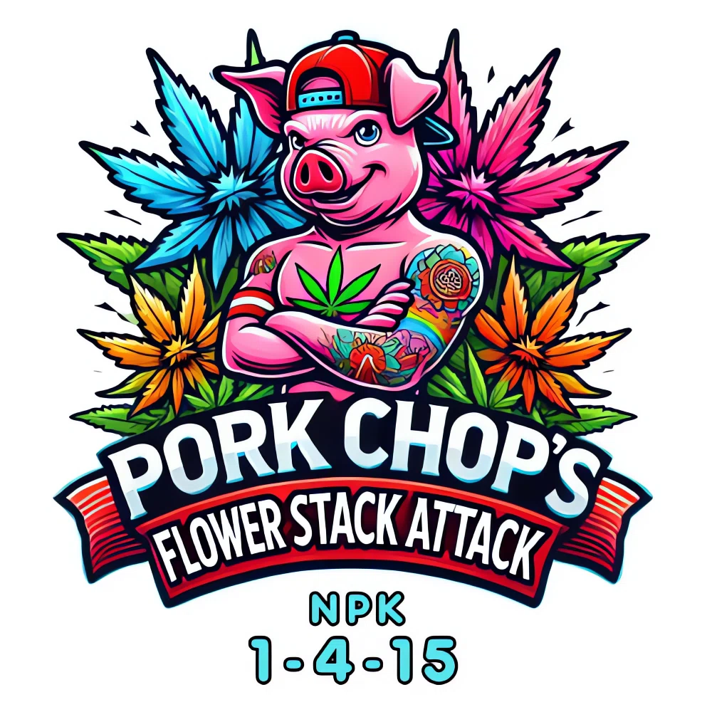 Pork Chop's Flower Stack Attack Merchant Logo