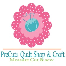 PreCuts Quilt Shop & Craft Merchant Logo