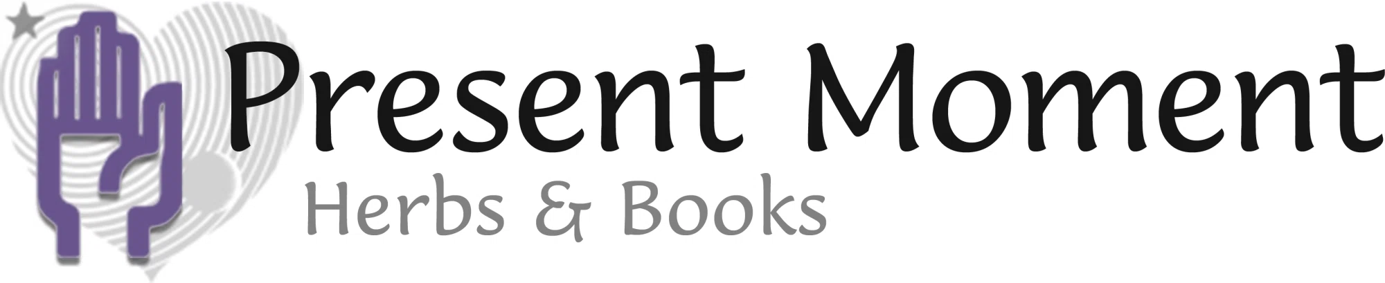 Present Moment Books & Herbs Merchant Logo