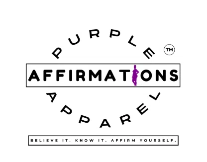 Purple Affirmations Apparel Merchant Logo