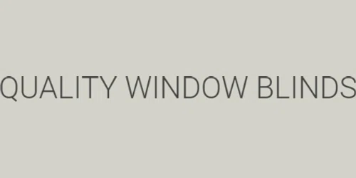 Quality Window Blinds Promo Code