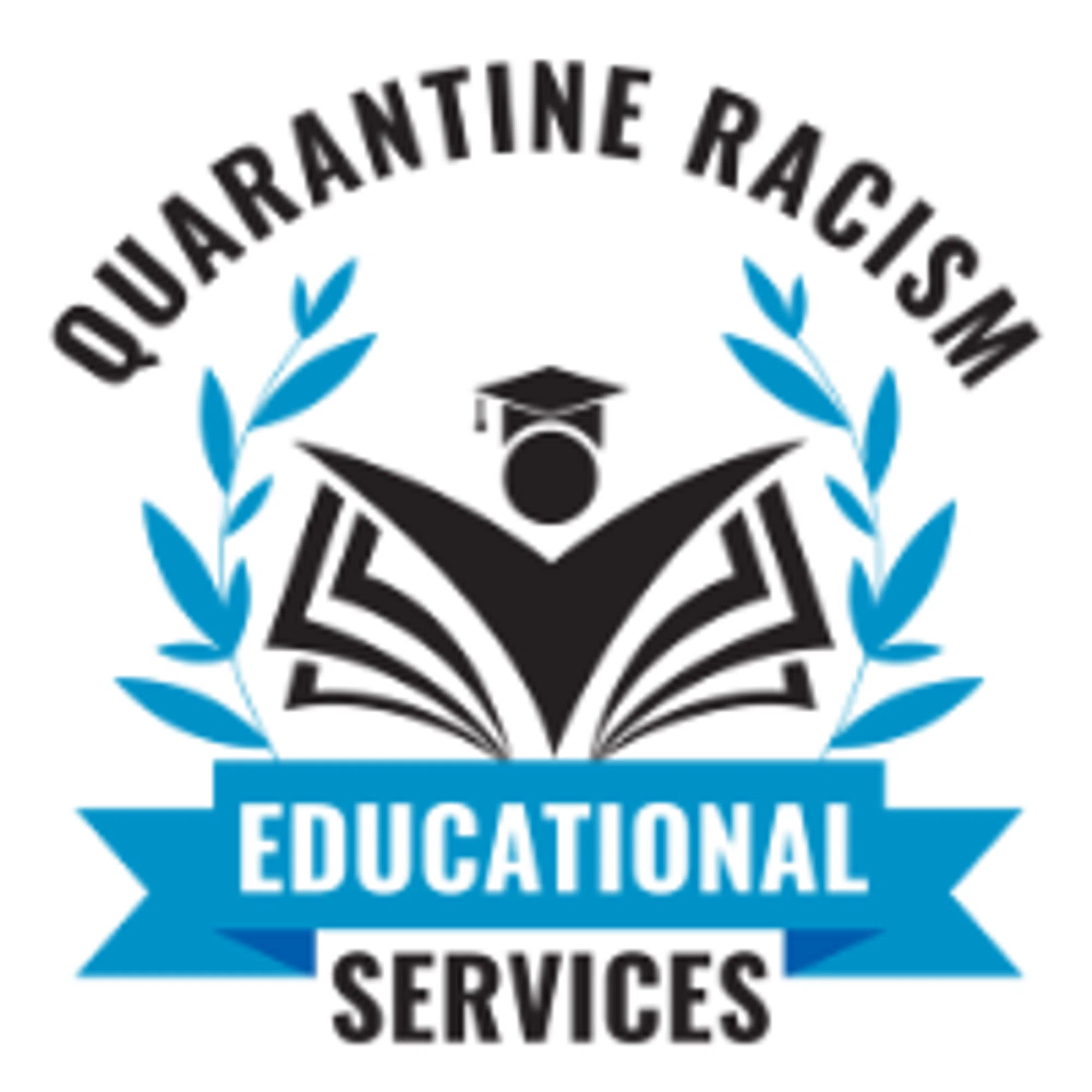 Quarantine Racism Educational Services Merchant Logo