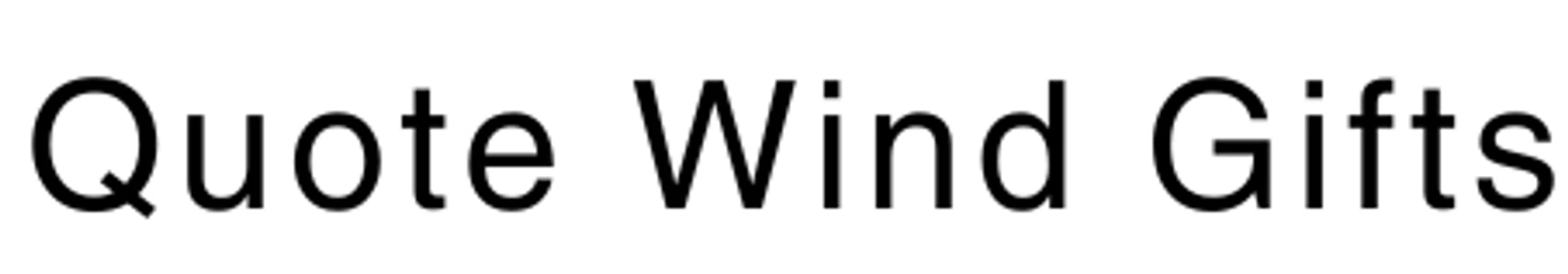 Quote Wind Gifts Merchant Logo