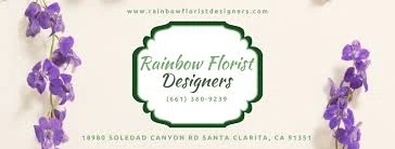 Rainbow Florist Designers Merchant Logo