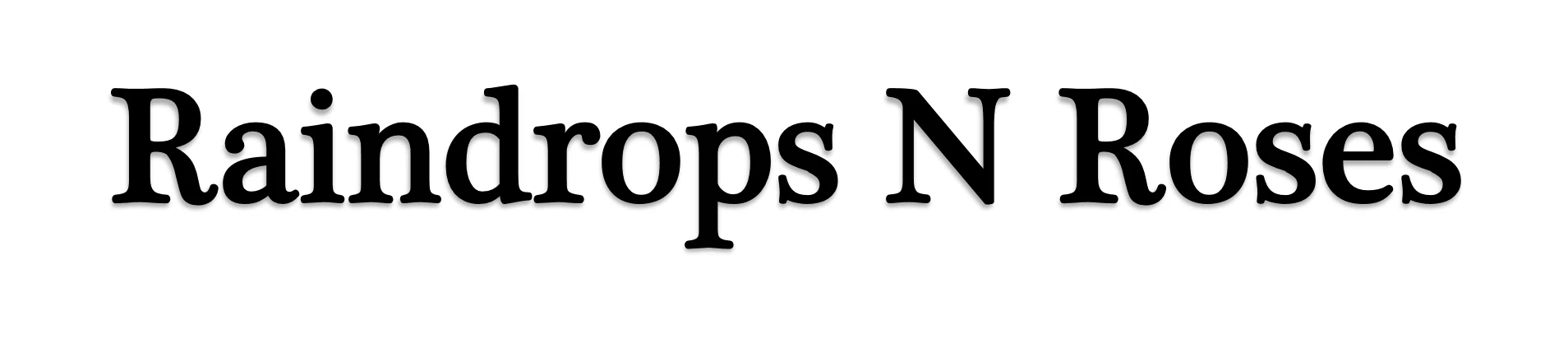 Raindrops N Roses Merchant Logo