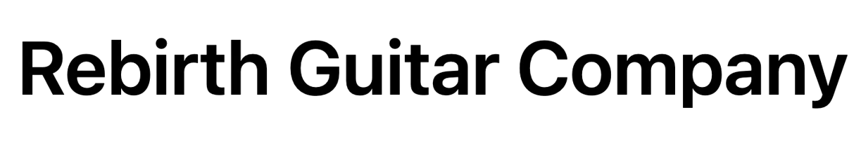 Rebirth Guitar Company Merchant Logo
