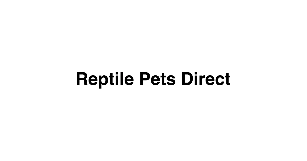 REPTILE PETS DIRECT Promo Code — 20% Off in June 2024