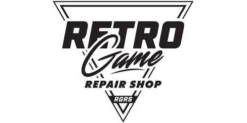 Retro Game Repair Shop Merchant logo